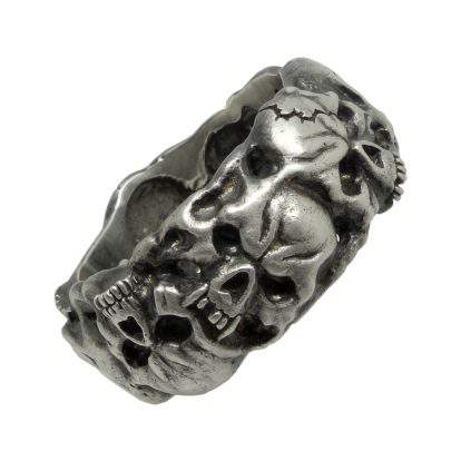 mori memento freimaurer handgefertigt masonic scull secretium