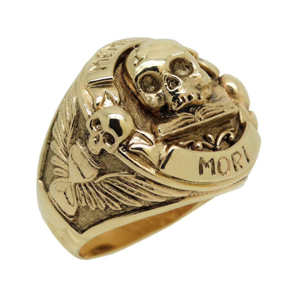 Empire' Mens Gold Skull Ring
