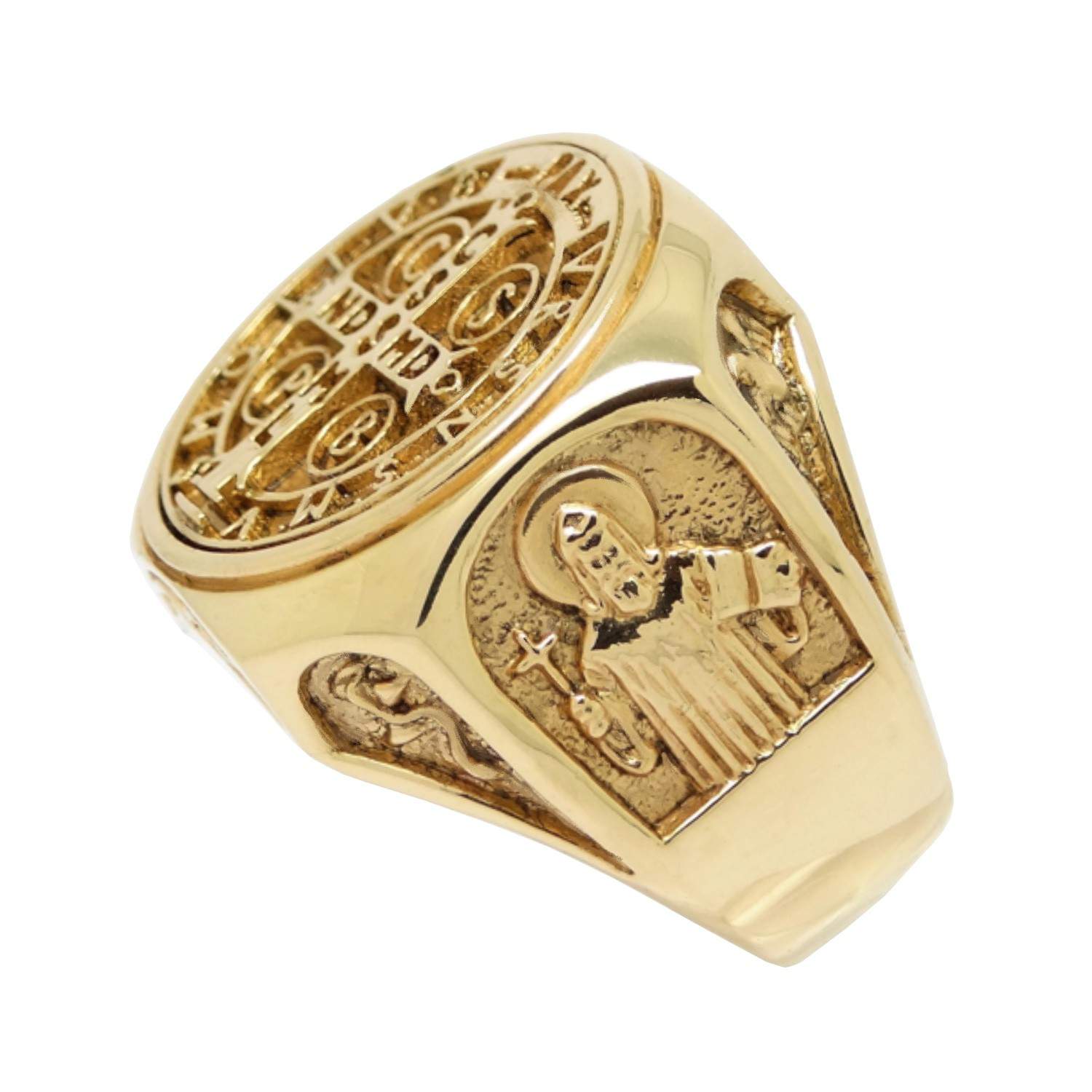 Hand of Jesus Ring for Men Catholic Christian Brass Jewelry Size 6-15  BR-103 (6)|Amazon.com