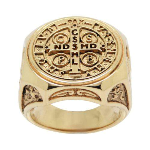 14K SOLID GOLD HEAVY Custom made Christian Roman Catholic 