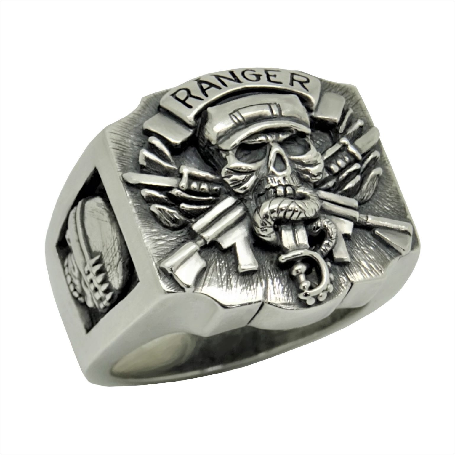 STERLING SILVER 925 SPECIAL FORCES CUSTOM MADE ARMY RANGERS "75TH