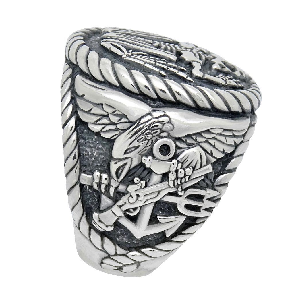 Frogman Combat Diver Navy Seals Scuba Sterling Silver Army Military ...